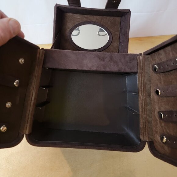 Jewelry Box - Faux Suede - Unique and Stylish! - Picture 9 of 16